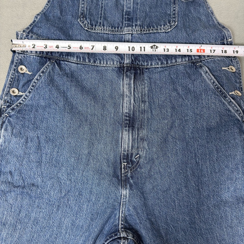 Levi's Red Tab Mens Denim Overalls Size L Medium Wash Straight Leg 79107-0027 - Picture 12 of 13